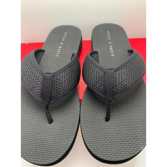 Kelly & Katie Womens Black Flip Flops Sandals Size 8 - Picture 7 of 8